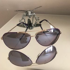 Ferragamo authentic aviators metal mirrored New!